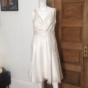 Vintage Tule Cream Wedding Dress Size 6